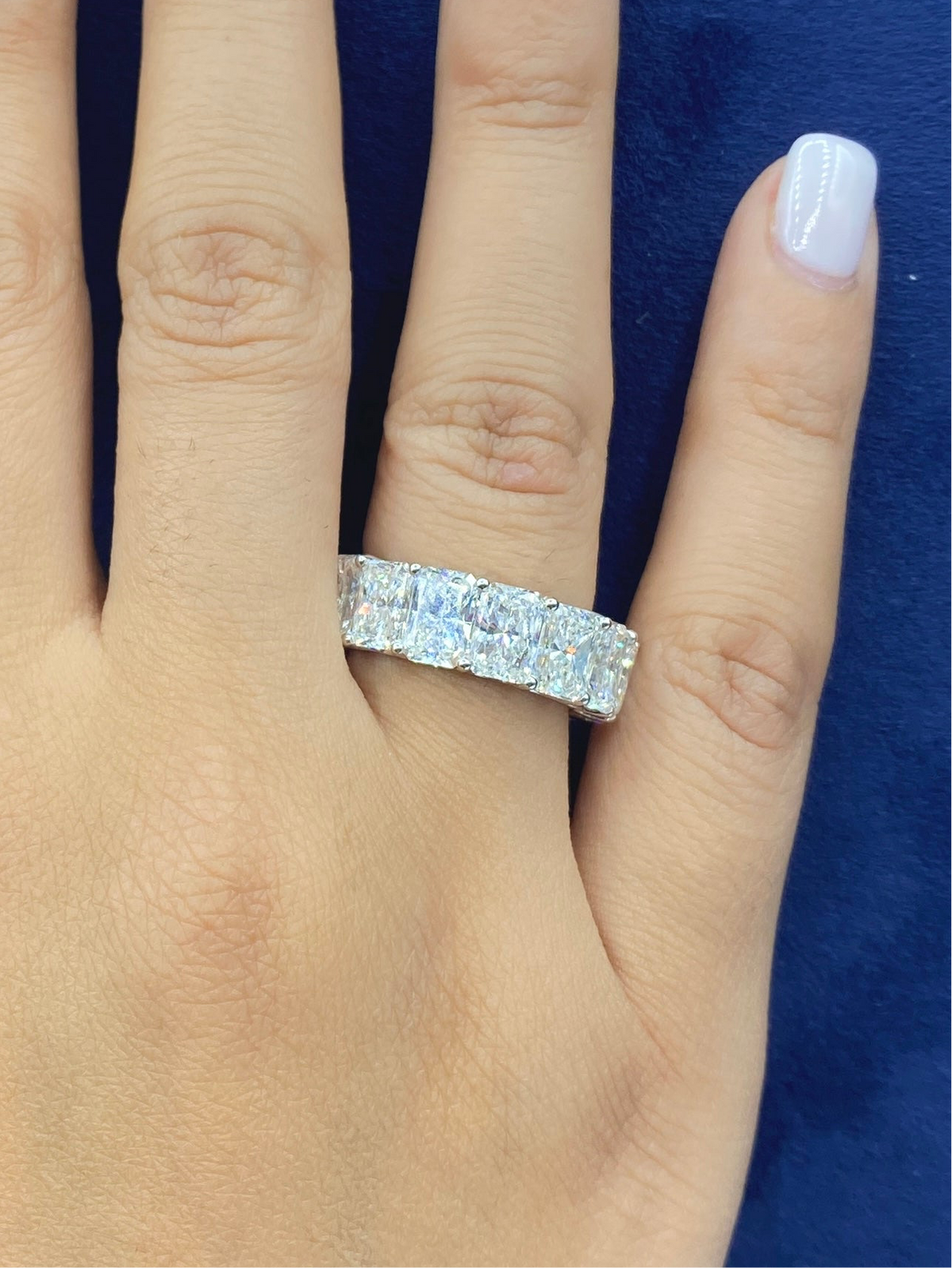 Radiant Cut Elegant Diamond Ring Band - additional product view 8