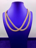 10K Gold 10.5mm Diamond Cuban Chain 22 in - additional product view 7