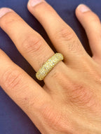 14K Gold Mosaic Upside-Down Diamond Ring - additional product view 9