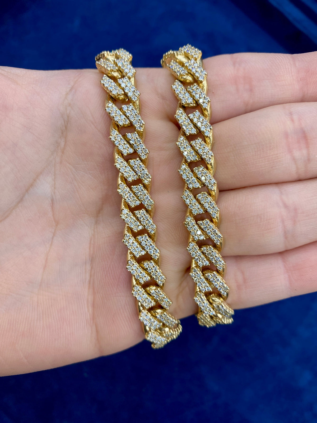 14K Gold Jumbo Diamond Cuban Chain 10mm - additional product view 6