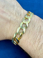 14K Gold Italian Cuban Link Bracelet 11.2mm - additional product view 2