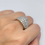 10K Gold Cluster Diamond Ring - additional product view 3