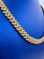 14K Gold Jumbo Diamond Cuban Chain 11mm - additional product view 4