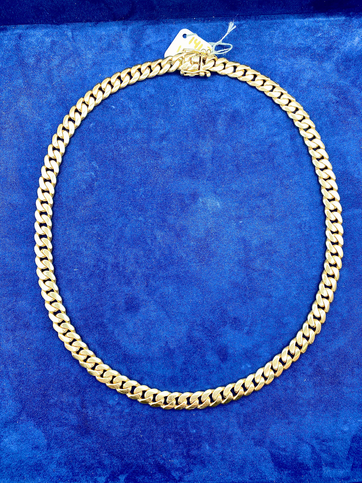 14K Gold Cuban Link Chain 9.7mm 22I - additional product view 4