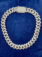 14K White Gold Jumbo Diamond Cuban Chain 20mm - additional product view 9