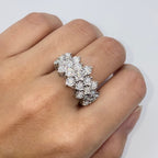 10K Gold Cake Diamond Ring - additional product view 3