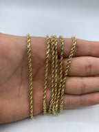 14K Gold Rope Chain 3mm - additional product view 4