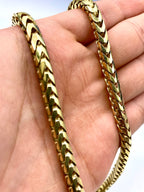 14K Solid Gold Franco Chain 5.5mm - additional product view 4