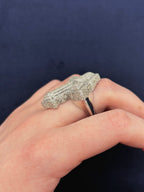 10K Gold Diamond Layered Cross Ring - additional product view 11