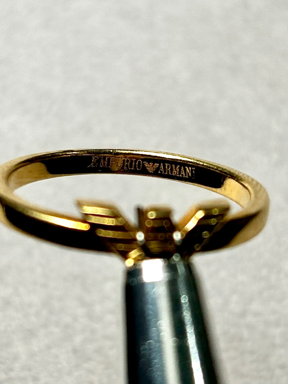 18K Gold Armani Ring - additional product view 6
