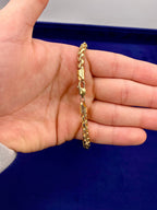 14K 5mm Gold Franco Chain 22 in - additional product view 5