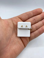 10K Gold Initial Diamond Earrings A-Z - main product photo