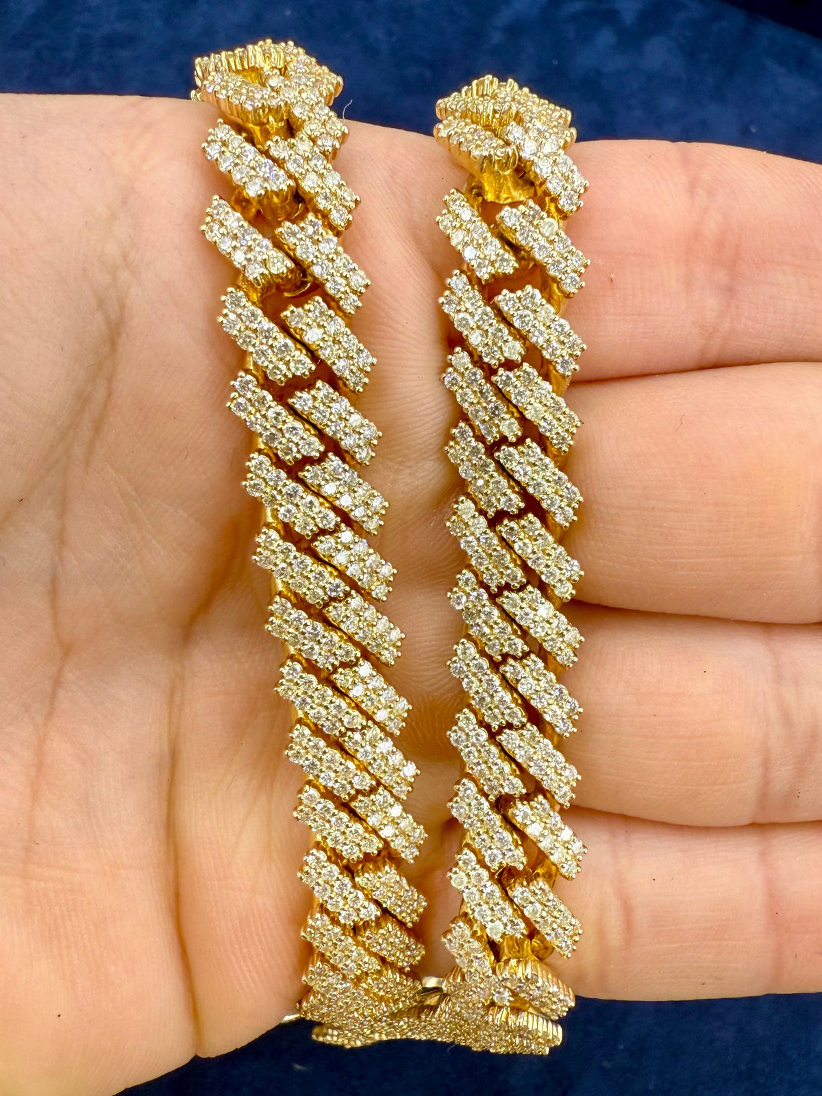 14K Gold Jumbo Diamond Cuban Chain 11mm - additional product view 7