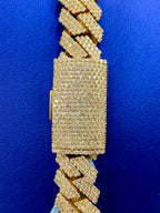 14K Gold Jumbo Diamond Cuban Chain 15.5mm - additional product view 8