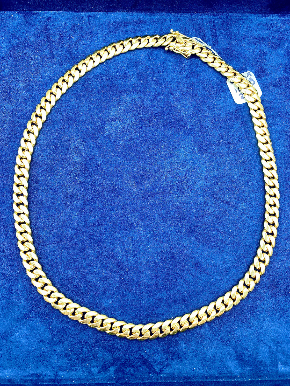 14K Gold Cuban Chain 10.5M 24I - additional product view 4