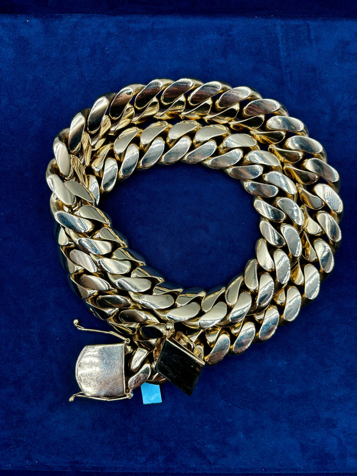 14K Solid Gold Cuban Chain 25M 32I - additional product view 5