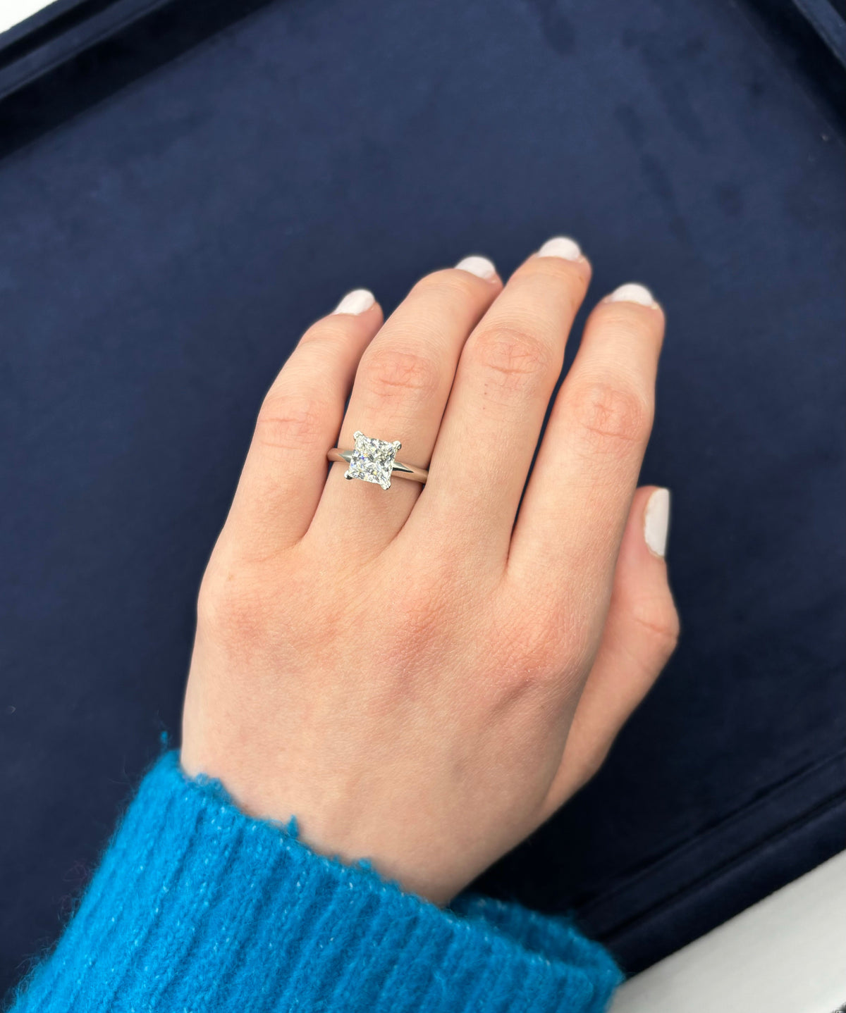 Princess Cut Engagement Ring 2.03 CT - additional product view 5