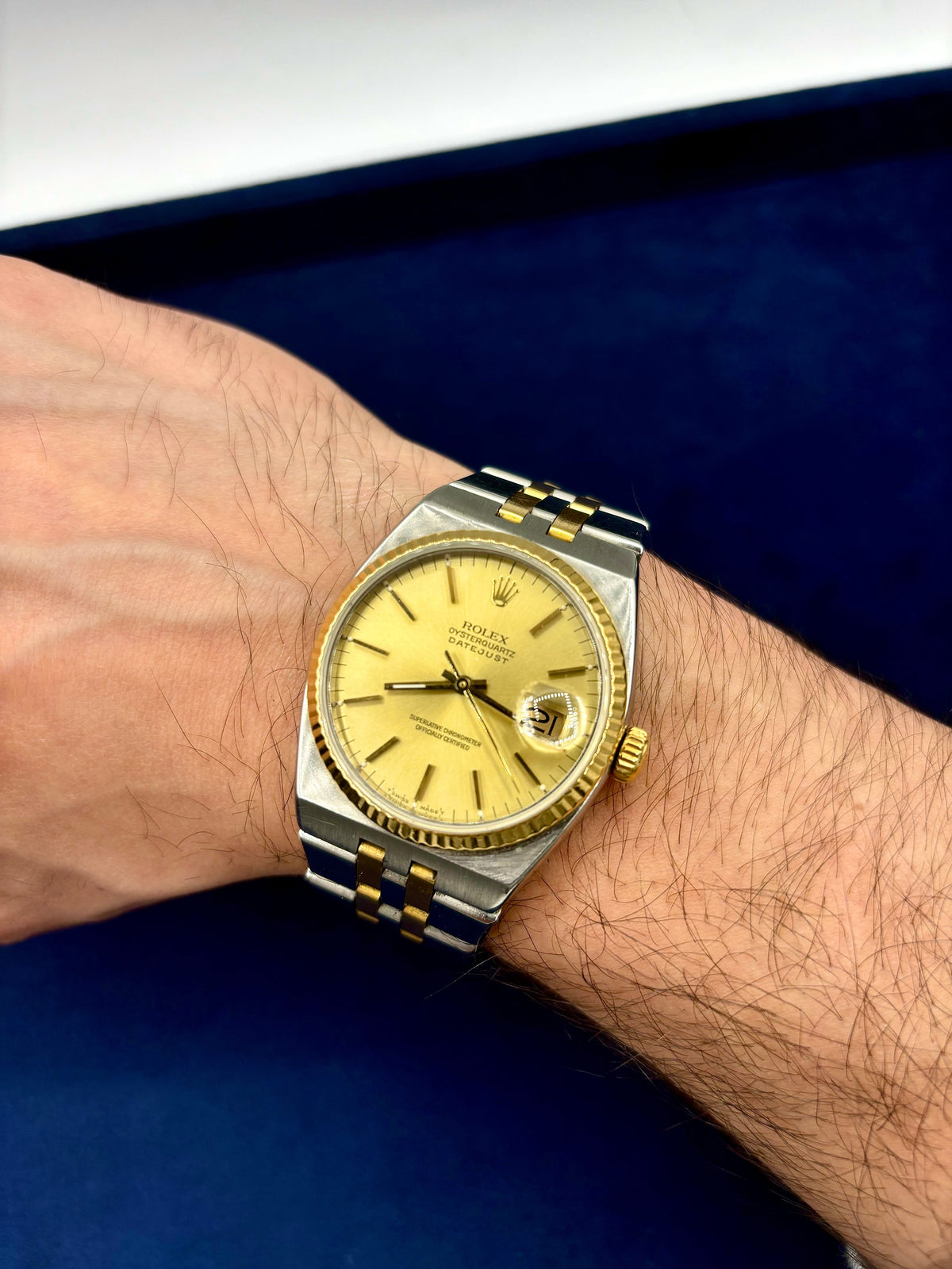 Two-Tone Rolex Oysterquartz Datejust Watch - additional product view 2