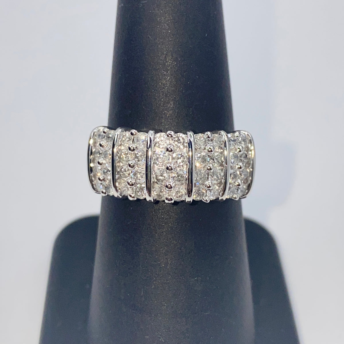 10K Gold Cluster Diamond Ring - additional product view 5