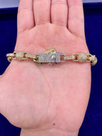10K Gold Grand Baguette Cross Diamond Necklace 22 in - additional product view 5