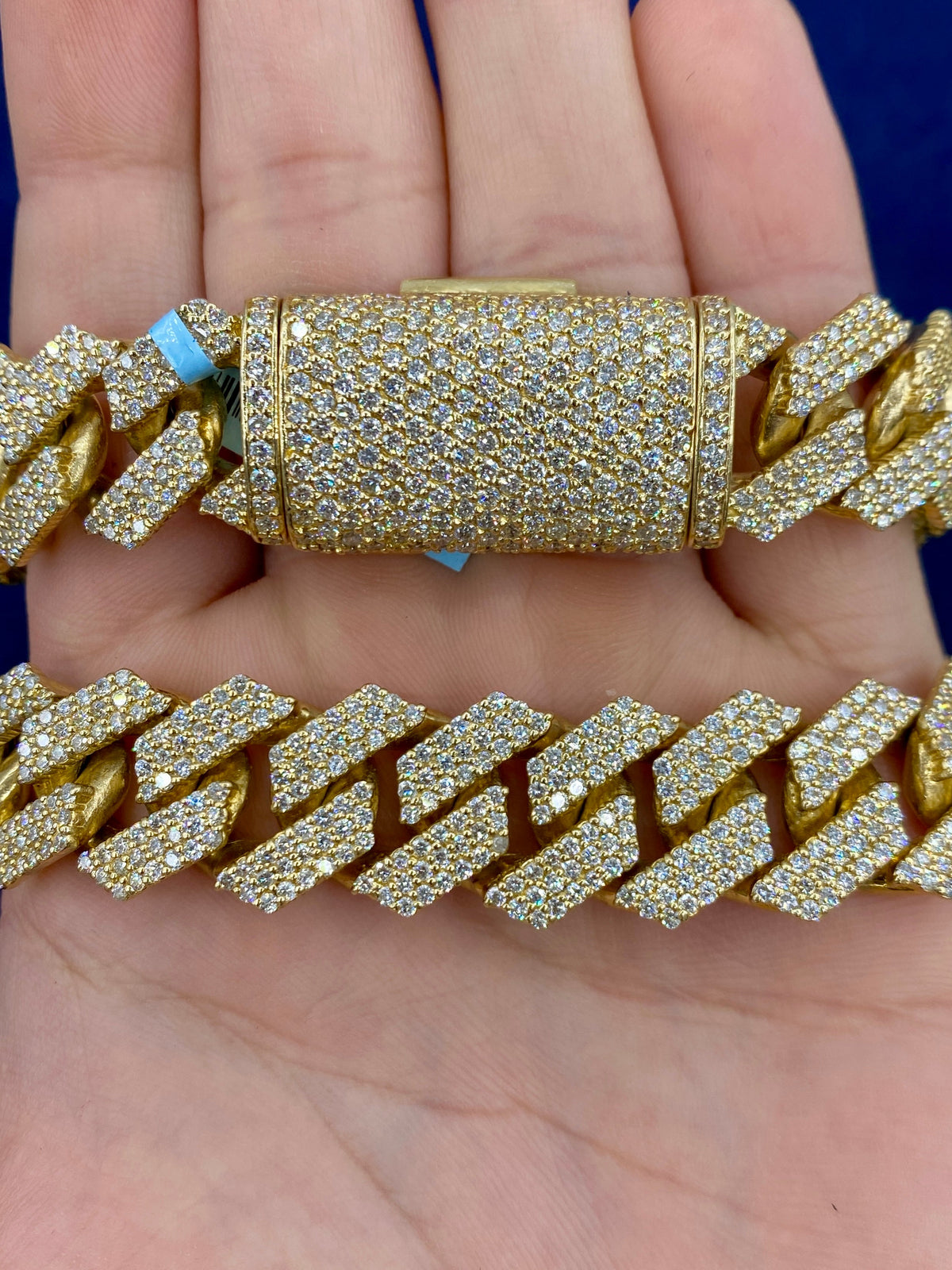 14K Gold Jumbo Diamond Cuban Chain 16.5mm - additional product view 6