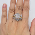 10K Gold Tiara Diamond Ring - additional product view 2