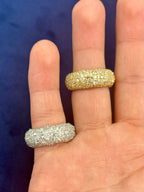 14K Gold Mosaic Upside-Down Diamond Ring - additional product view 16