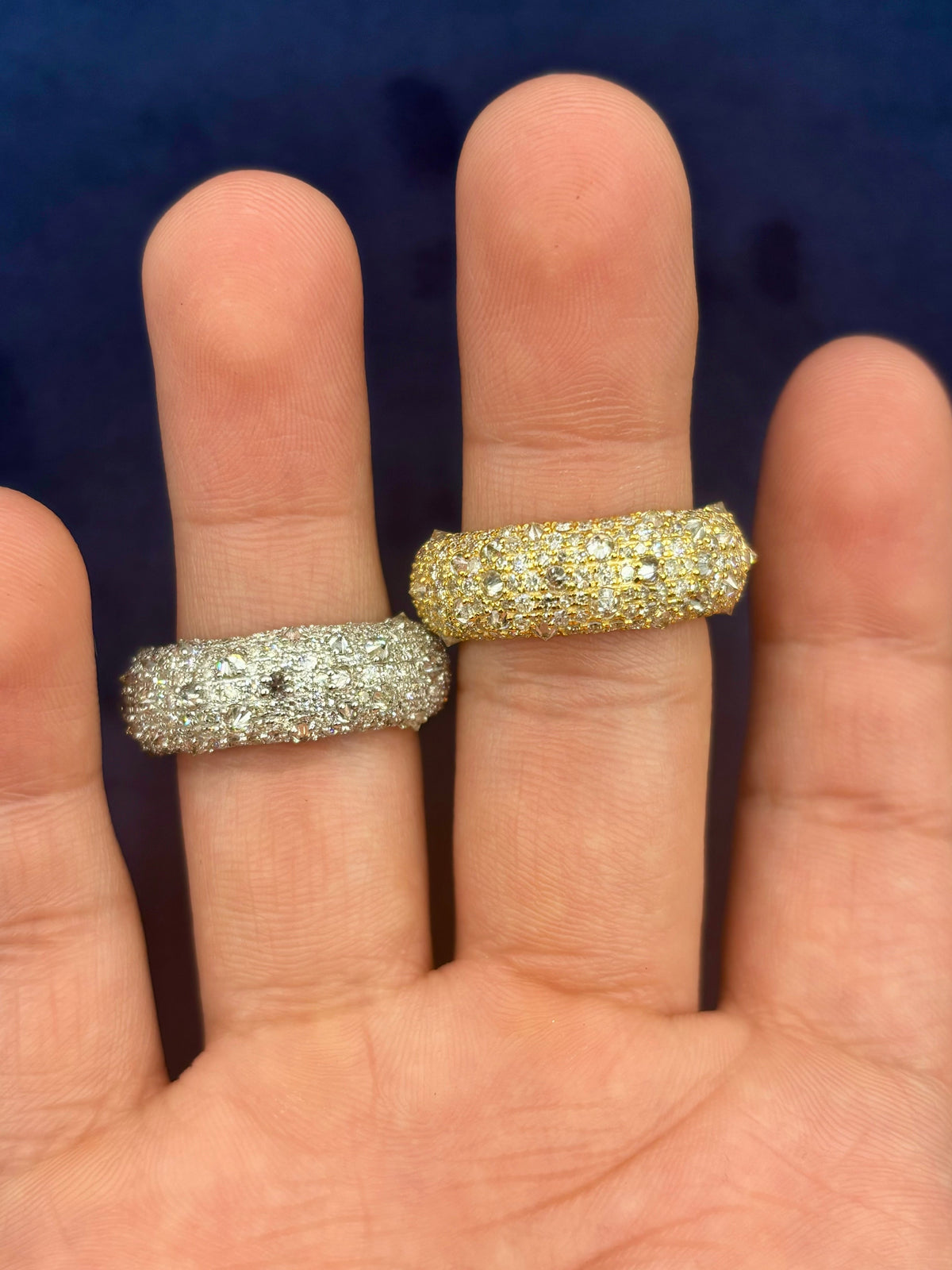 14K Gold Mosaic Upside-Down Diamond Ring - additional product view 19