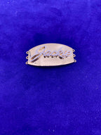 14K Gold Custom Diamond Bracelet Plate - additional product view 3