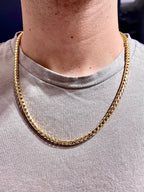 14K 5mm Gold Franco Chain 22 in - additional product view 7