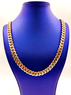 14K Solid Rose Gold Cuban Chain 12mm 28 in - additional product view 2