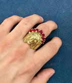 10K Gold Vintage Native American Ring - additional product view 4