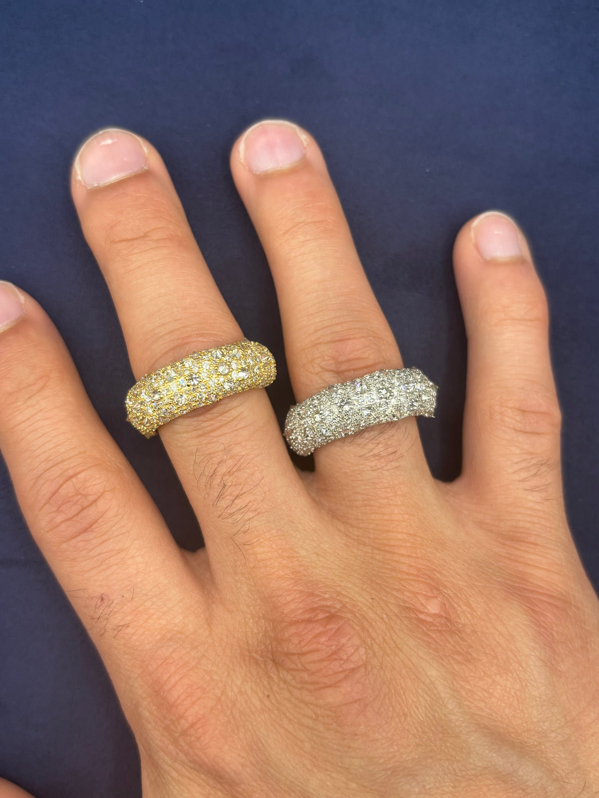 14K Gold Mosaic Upside-Down Diamond Ring - additional product view 18