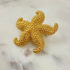 14K Gold Sally Star Ocean Brouch - additional product view 2