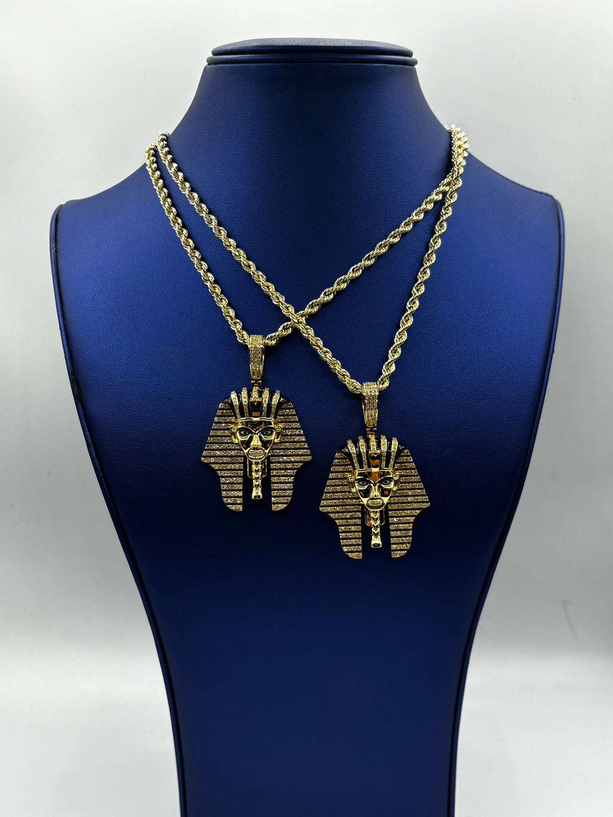 10K Gold Pharaoh Diamond Pendant - additional product view 4
