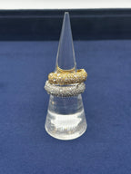 14K Gold Mosaic Upside-Down Diamond Ring - additional product view 7