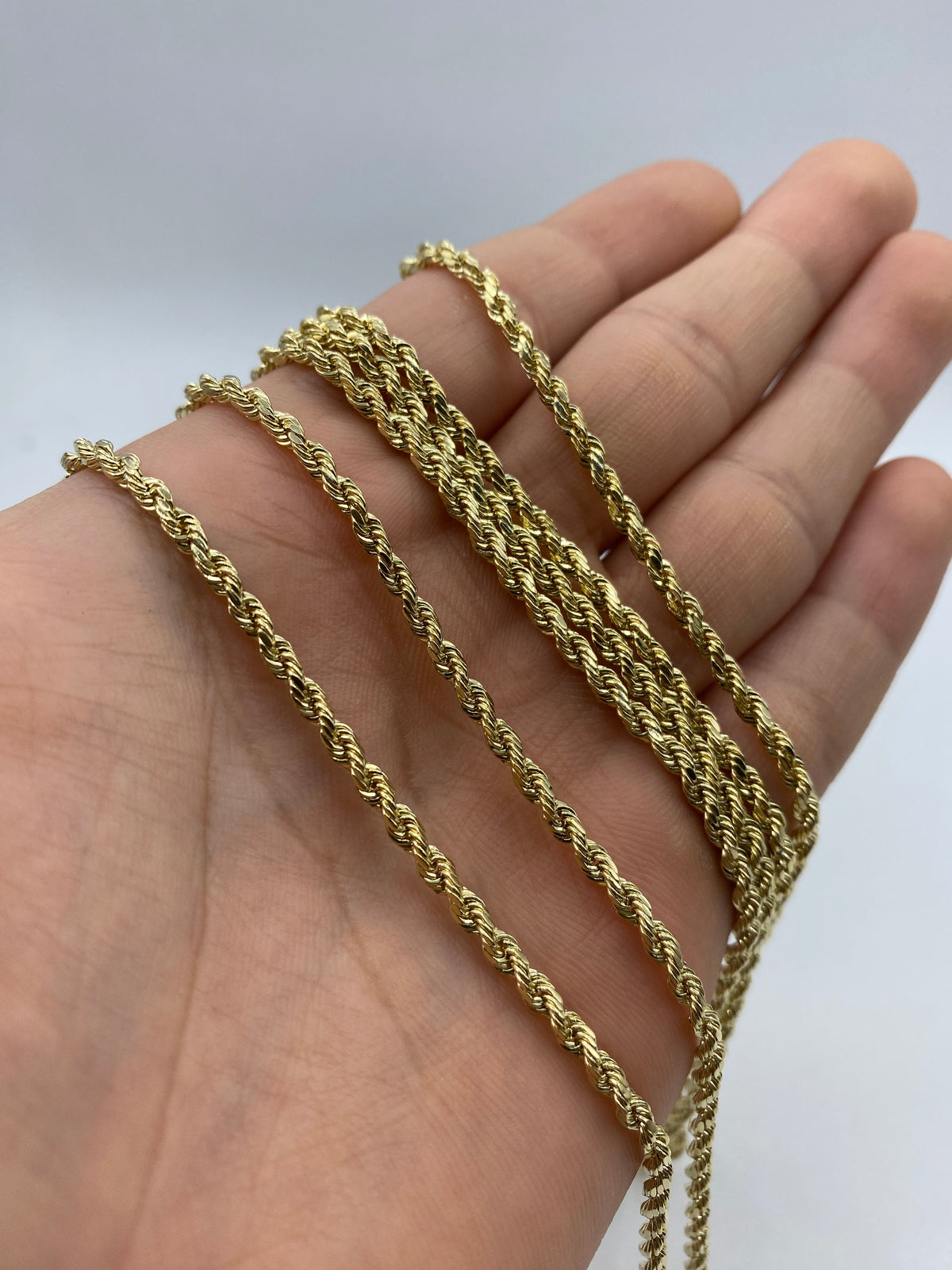 14K Gold Rope Chain 3mm - additional product view 3