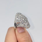 10K Gold Crown Diamond Baguette Ring - additional product view 4