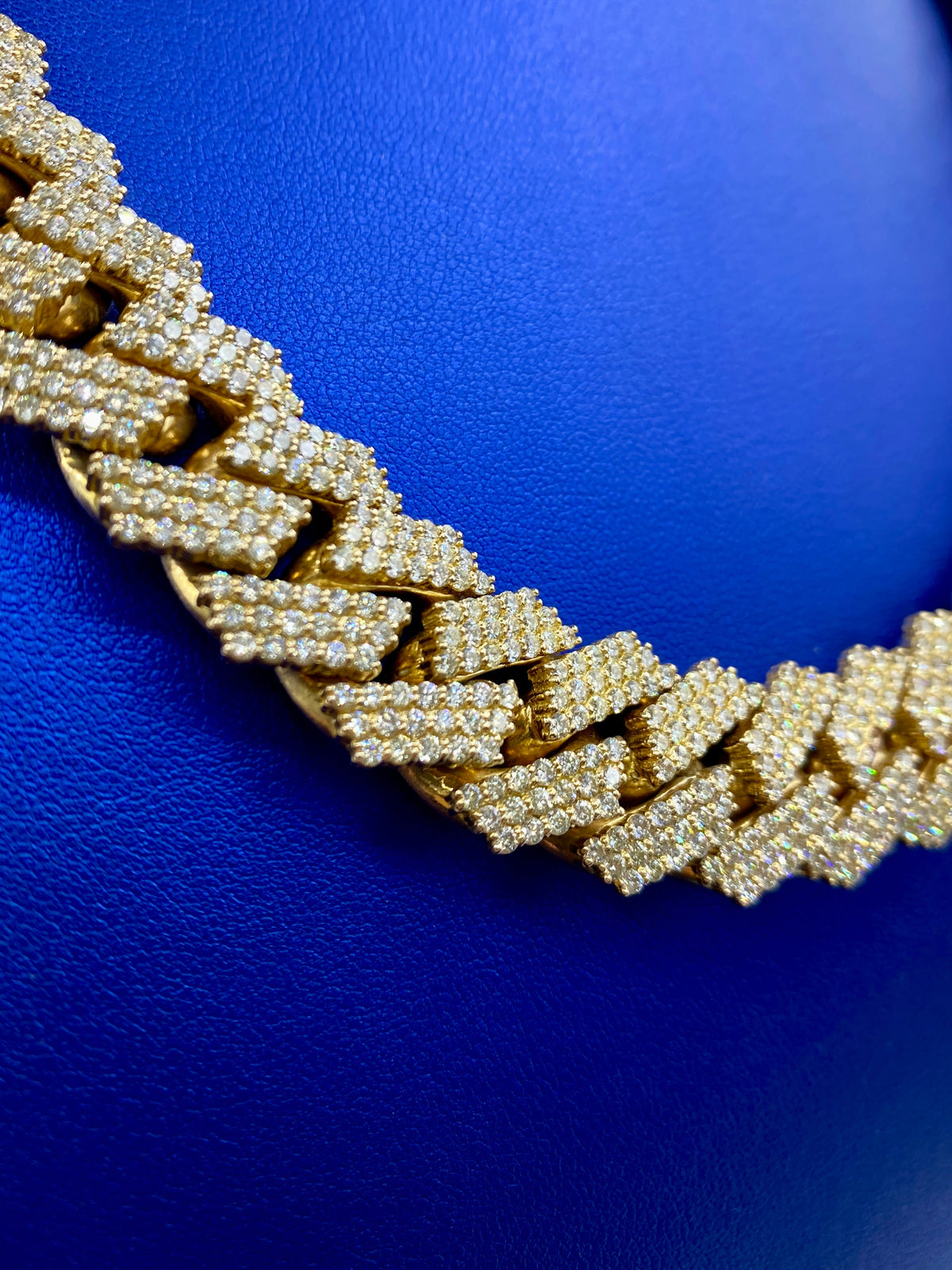 14K Gold Jumbo Diamond Cuban Chain 17.4mm - additional product view 3
