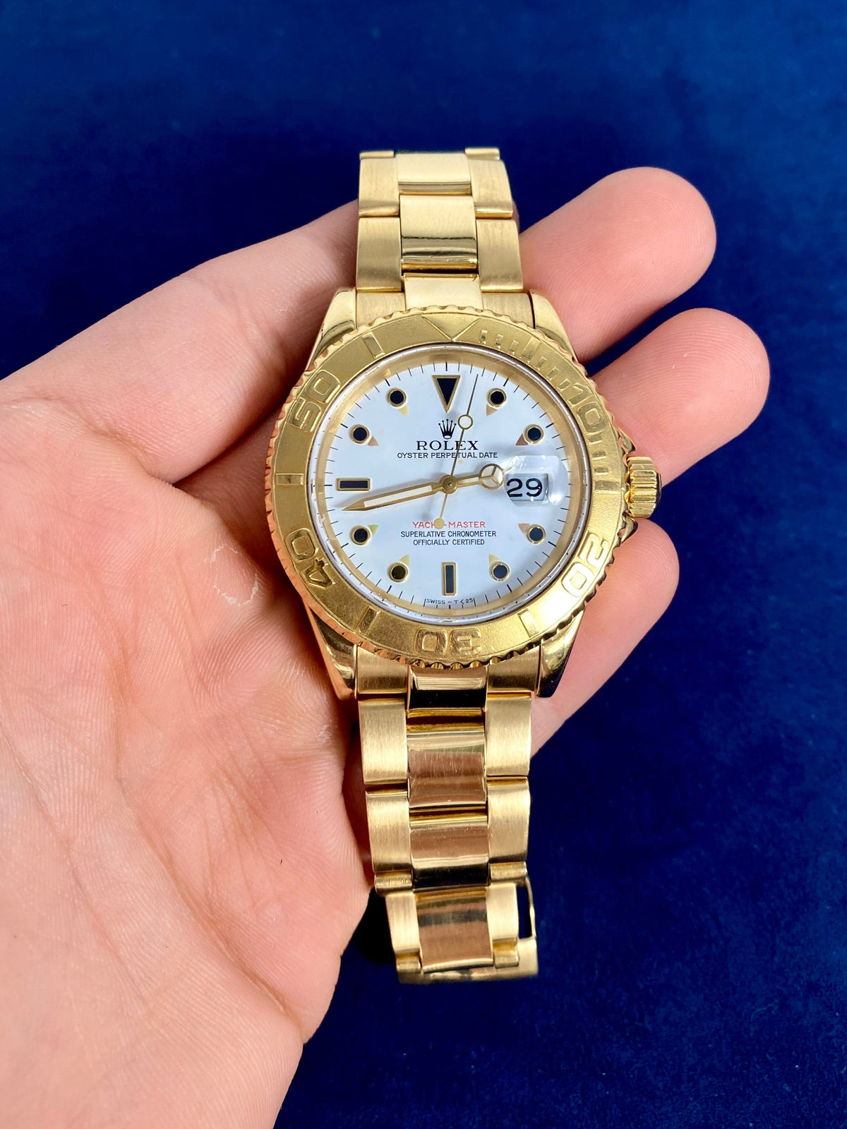 Rolex Yacht Master 18K Gold Watch - main product photo