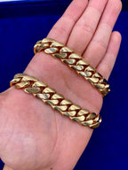 14K Solid Gold Cuban Chain 15mm 24 in - additional product view 5