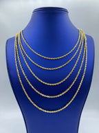 14K Gold Rope Chain 3mm - additional product view 2