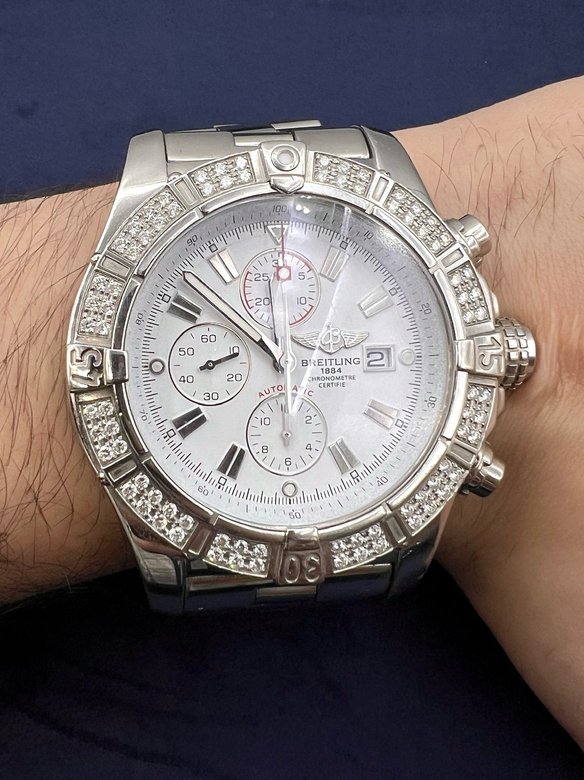 Breitling Men's Super Avenger Stainless Steel 48mm Watch - additional product view 3