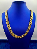 14K Solid Gold Cuban Chain 15mm 24 in - additional product view 2