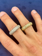 14K Gold Mosaic Upside-Down Diamond Ring - additional product view 10