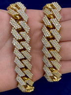 14K Gold Jumbo Diamond Cuban Chain 17.4mm - additional product view 6