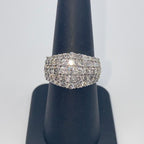 10K Gold Cluster Diamond Ring - additional product view 4