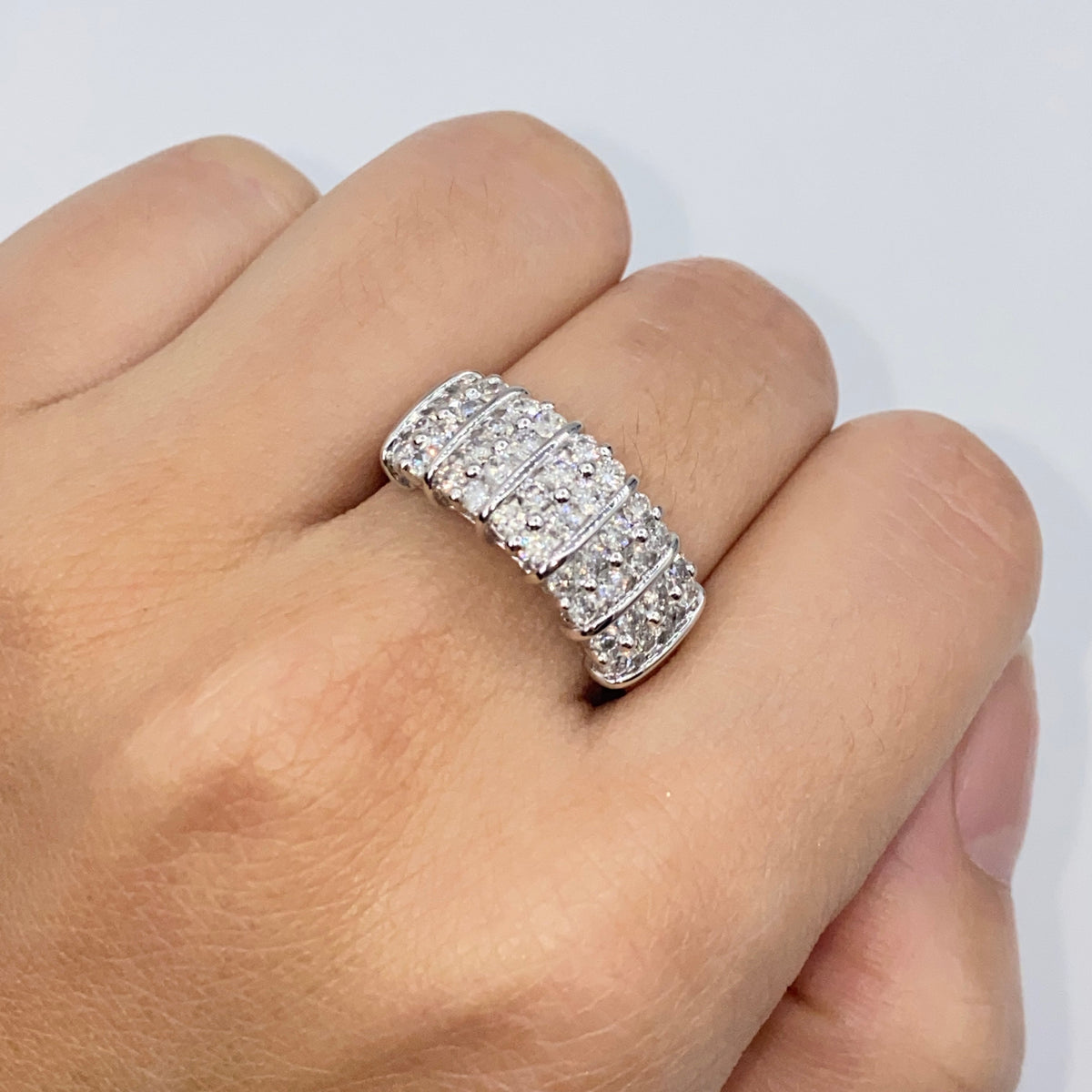 10K Gold Cluster Diamond Ring - additional product view 3