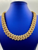 14K Gold Jumbo Diamond Cuban Chain 19mm - additional product view 2