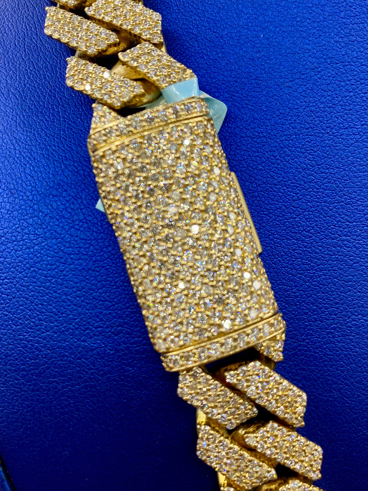 14K Gold Jumbo Diamond Cuban Chain 16.5mm - additional product view 5